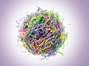 Crumpled Colorful Scrap Paper in Ball Shape Kontroversen im Abrechnungsdschungel